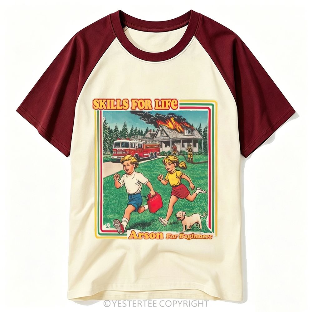 Yestertee Mountain Trout Pine Forest Protect Parks Baseball T-shirt