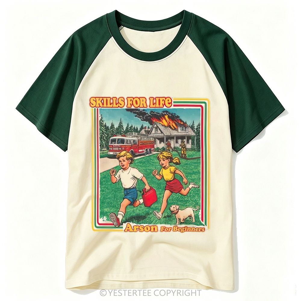 Yestertee Mountain Trout Pine Forest Protect Parks Baseball T-shirt