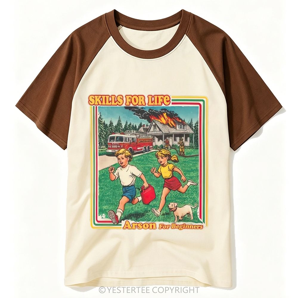 Yestertee Mountain Trout Pine Forest Protect Parks Baseball T-shirt