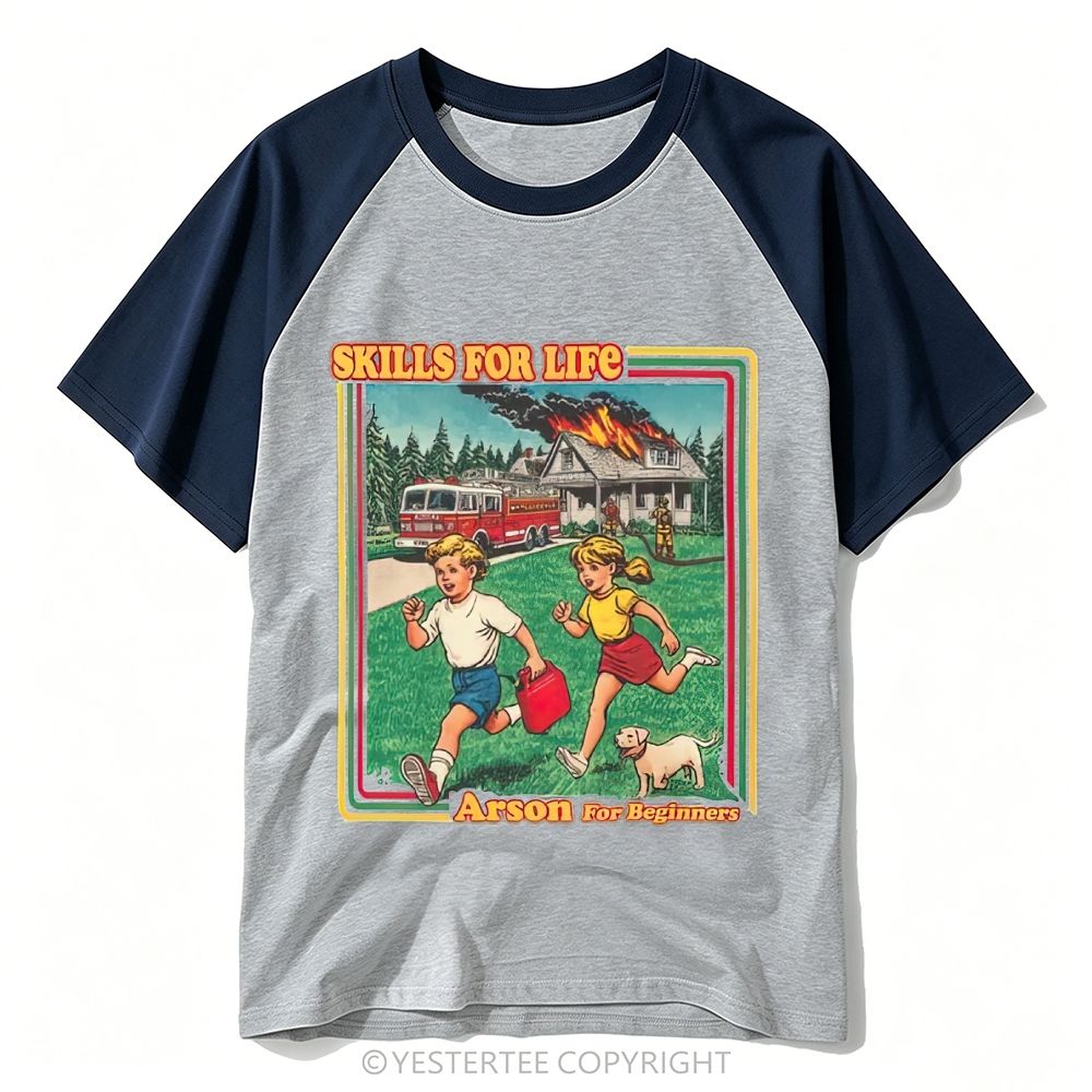 Yestertee Mountain Trout Pine Forest Protect Parks Baseball T-shirt