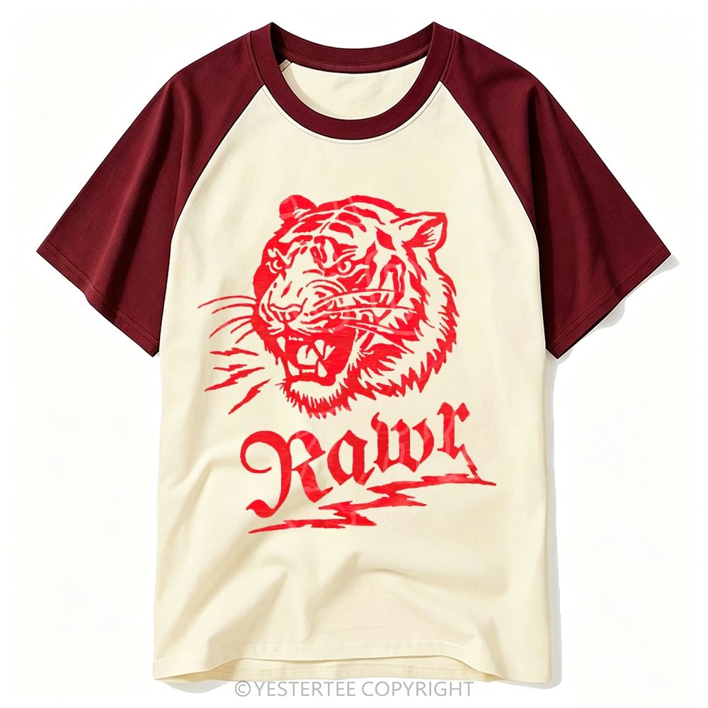 Detailed Illustrated Joshua Tree Desert Wildlife National Park Baseball T-shirt