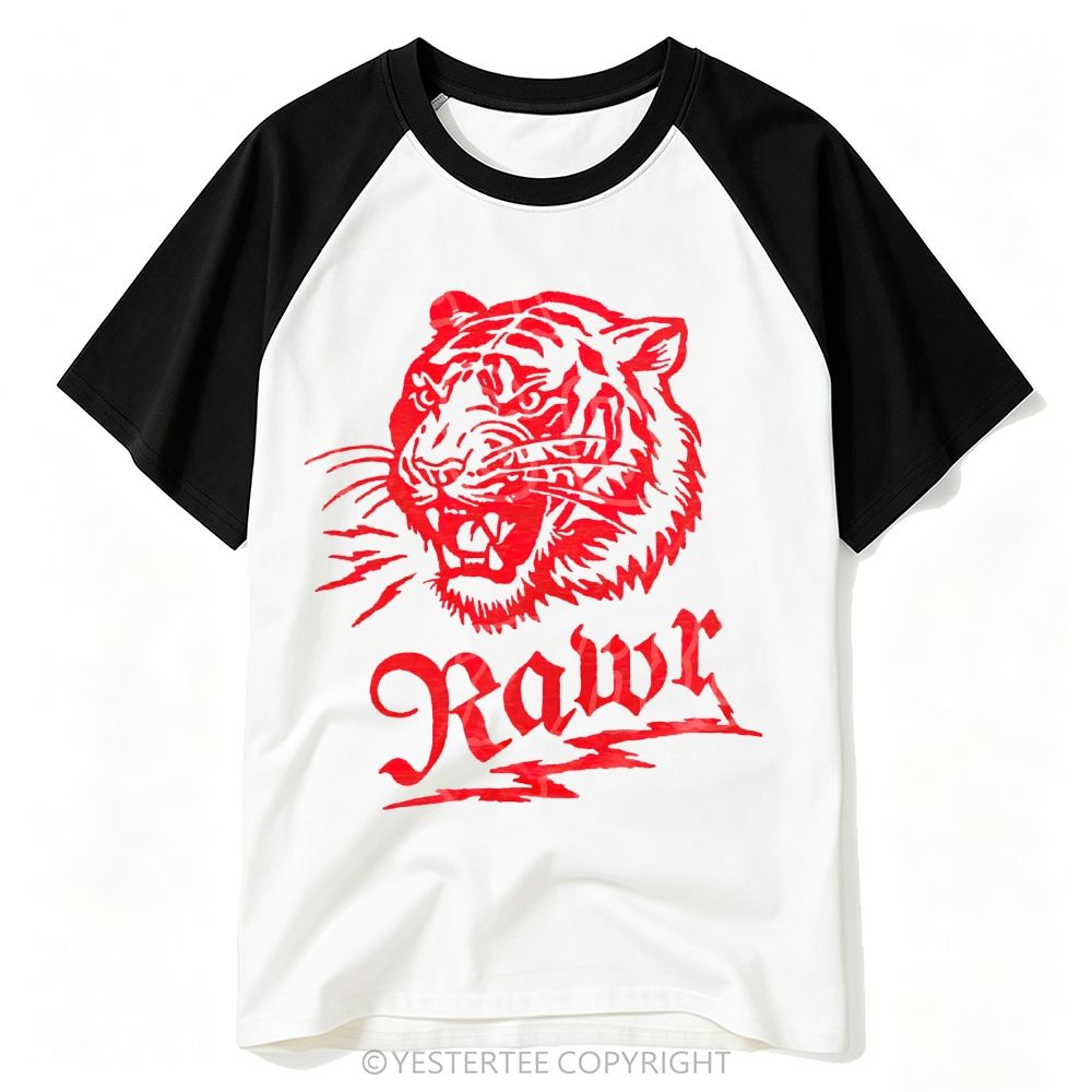Detailed Illustrated Joshua Tree Desert Wildlife National Park Baseball T-shirt