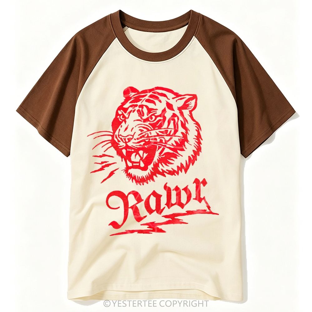 Detailed Illustrated Joshua Tree Desert Wildlife National Park Baseball T-shirt