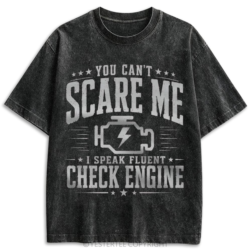 Car Enthusiast Things I Do In My Spare Time Retro Washed T-shirt