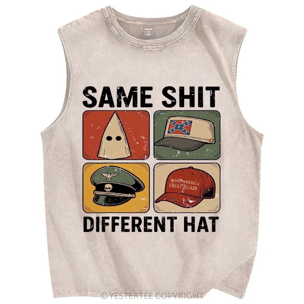 Unisex Printed Washed Tank Top 2607004577
