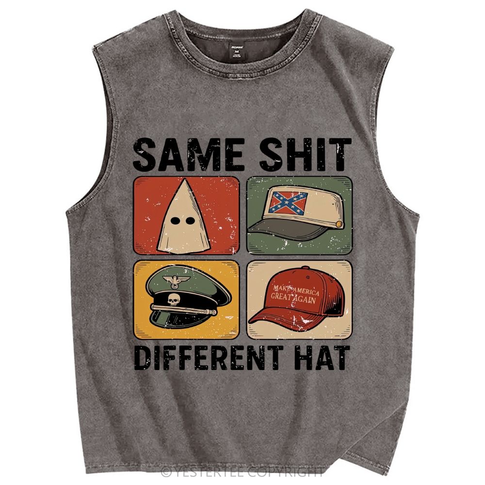 Unisex Printed Washed Tank Top 2607004577