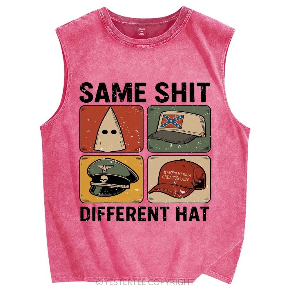 Unisex Printed Washed Tank Top 2607004577