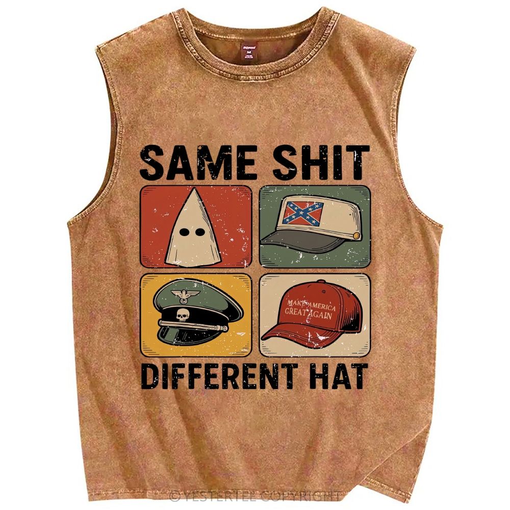 Unisex Printed Washed Tank Top 2607004577