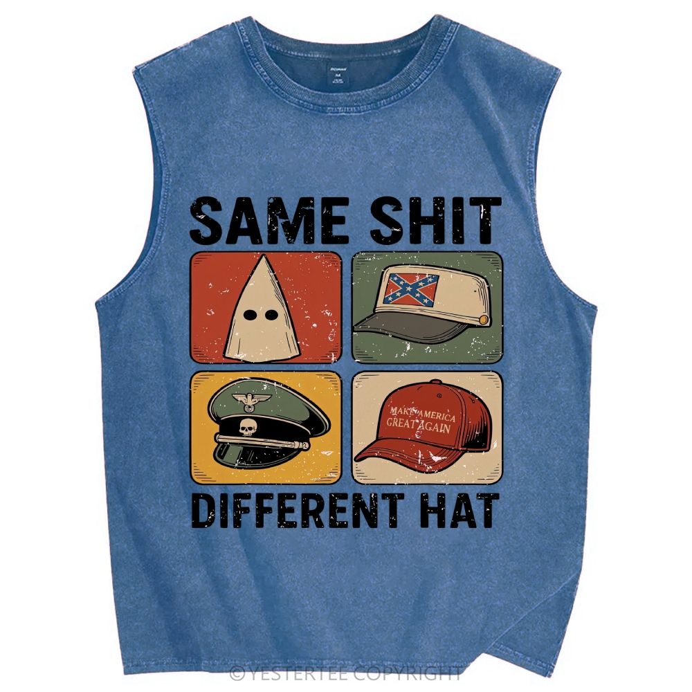 Unisex Printed Washed Tank Top 2607004577