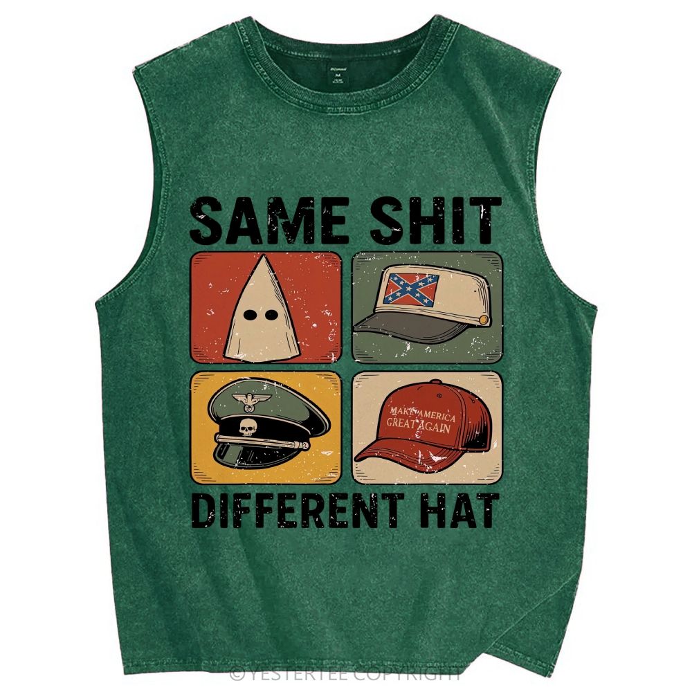 Unisex Printed Washed Tank Top 2607004577
