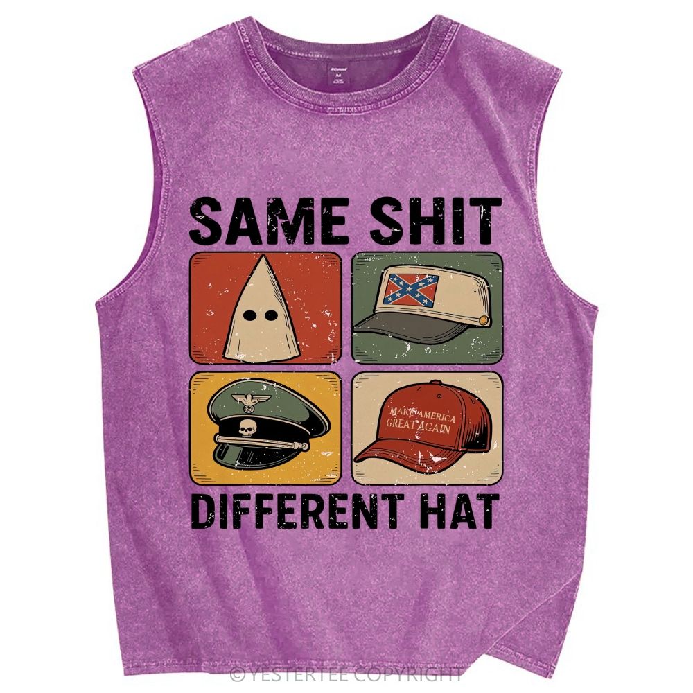 Unisex Printed Washed Tank Top 2607004577