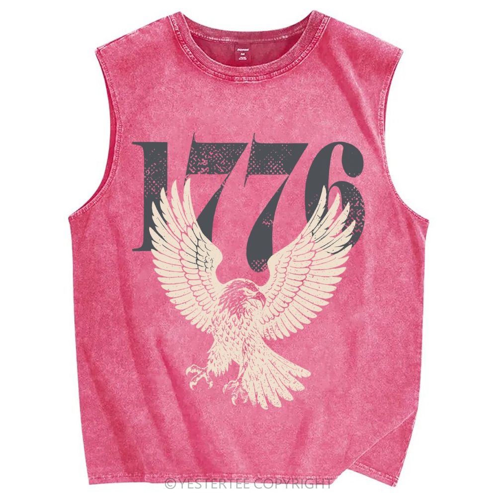 Unisex Printed Washed Tank Top 2607004607