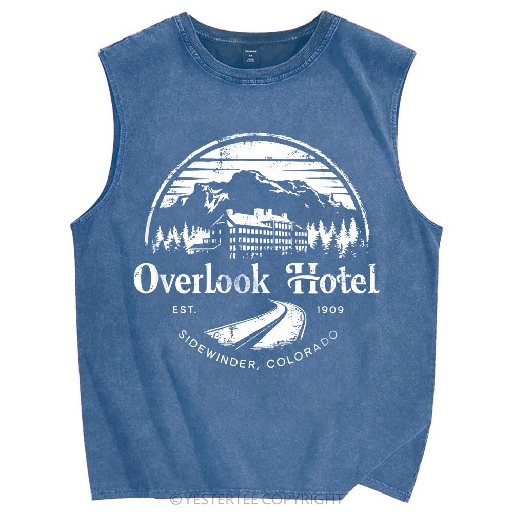 Unisex Printed Washed Tank Top 2607004640