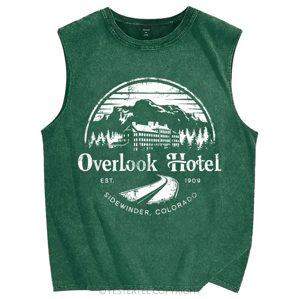 Unisex Printed Washed Tank Top 2607004640
