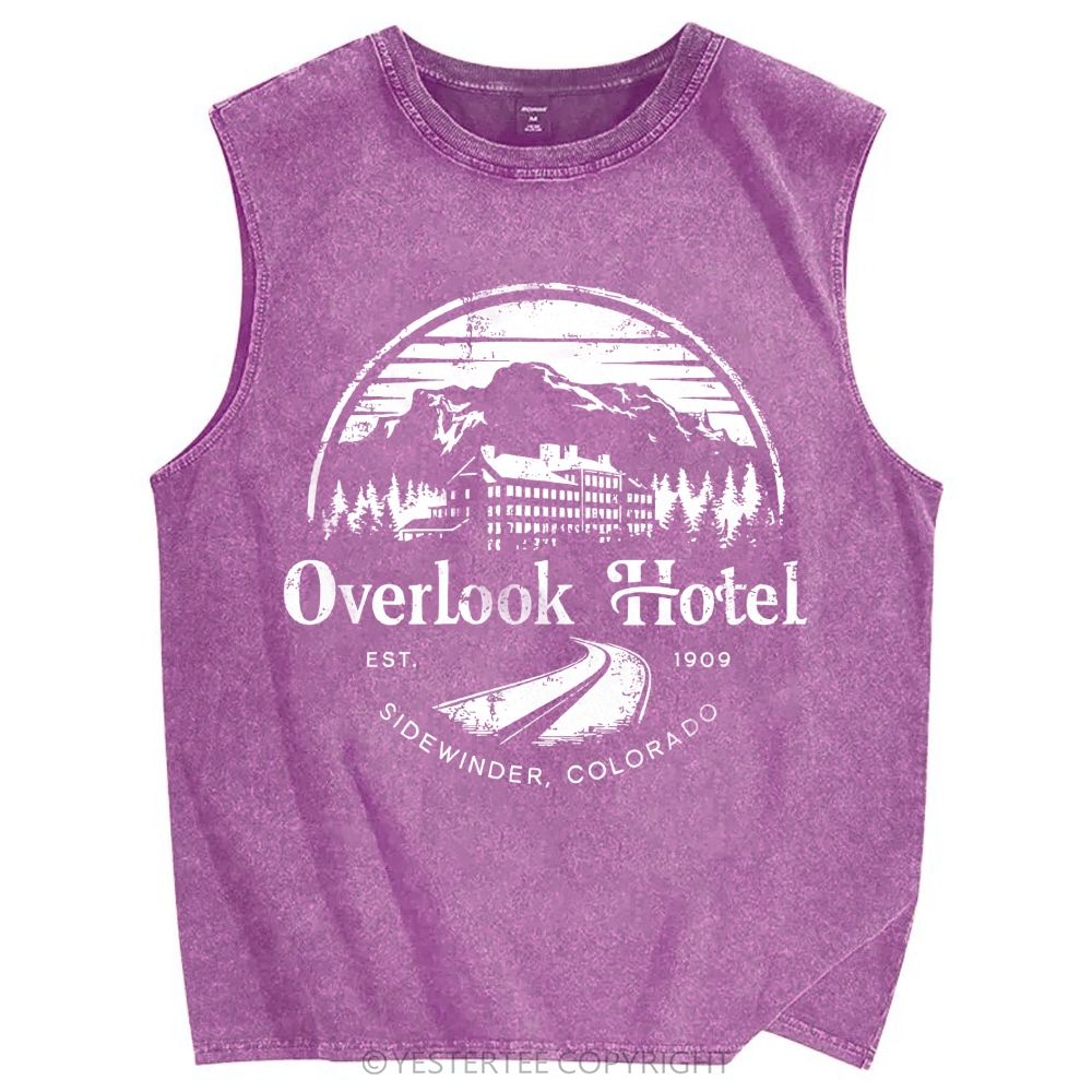 Unisex Printed Washed Tank Top 2607004640