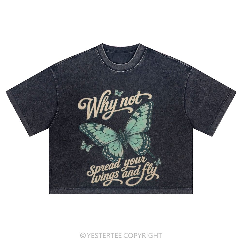 Washed Cropped T-Shirt 2607004658