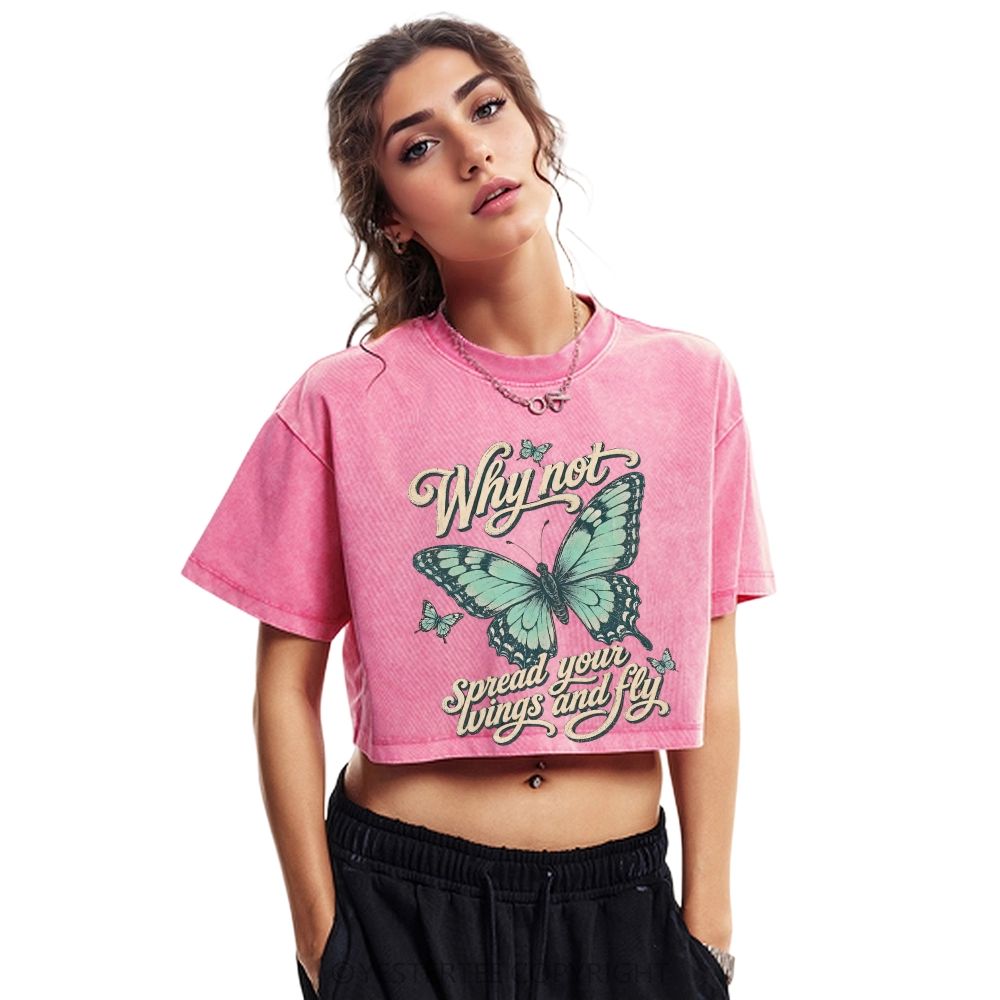 Washed Cropped T-Shirt 2607004658