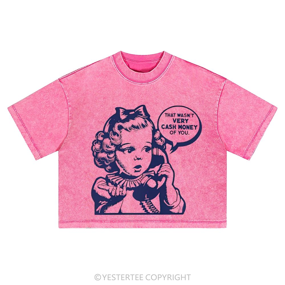 Washed Cropped T-Shirt 2607004662