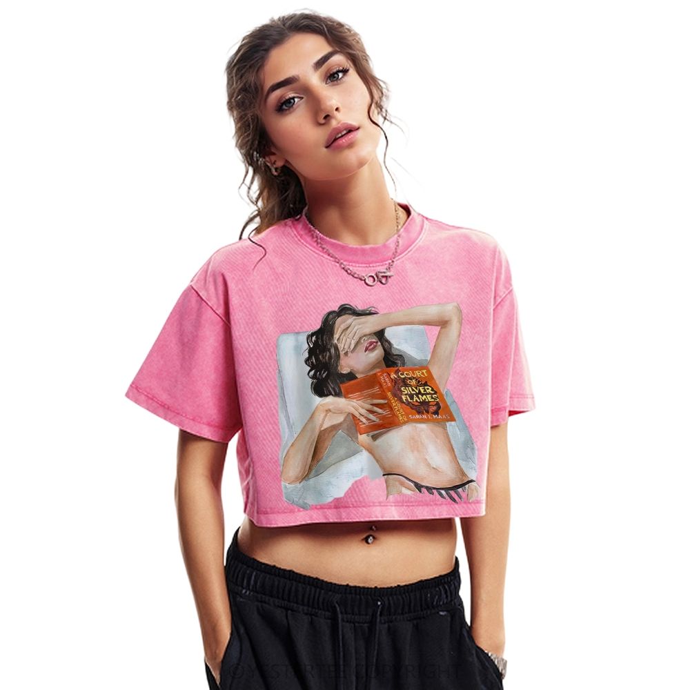 Washed Cropped T-Shirt 2607004663