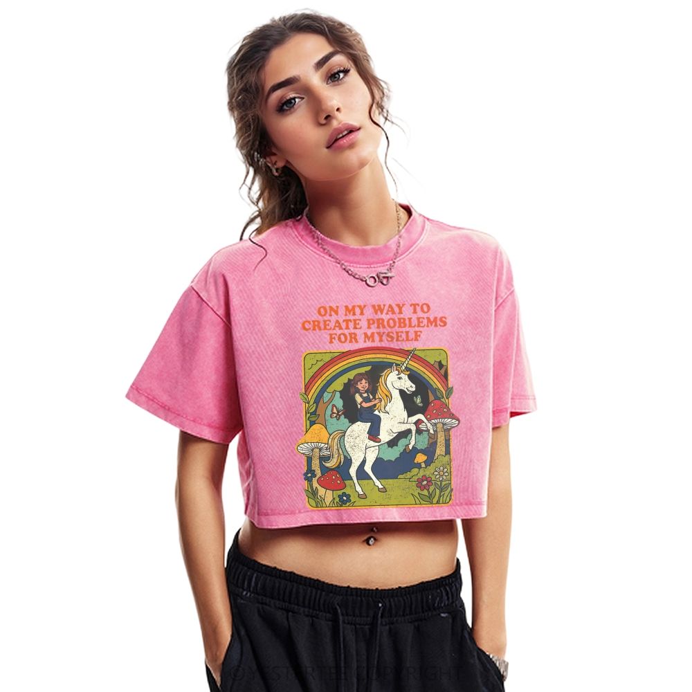 Washed Cropped T-Shirt 2607004668
