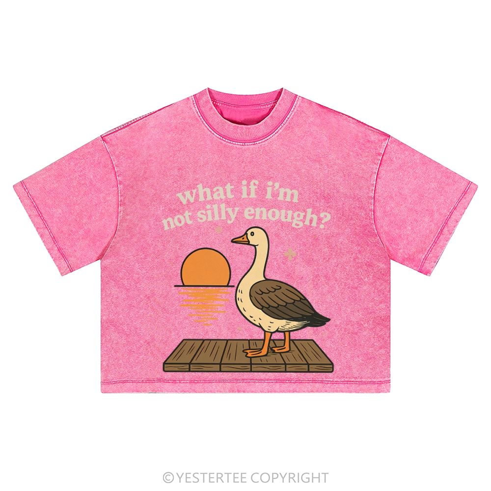Washed Cropped T-Shirt 2607004670