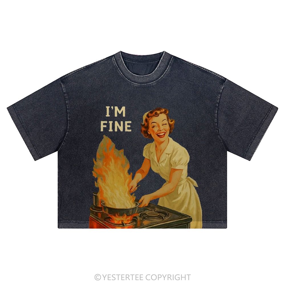 Washed Cropped T-Shirt 2607004679