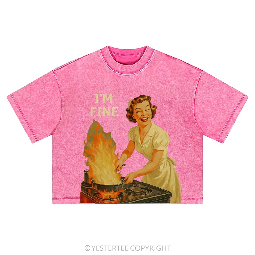 Washed Cropped T-Shirt 2607004679