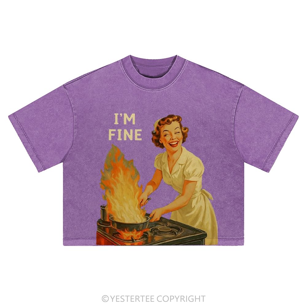 Washed Cropped T-Shirt 2607004679