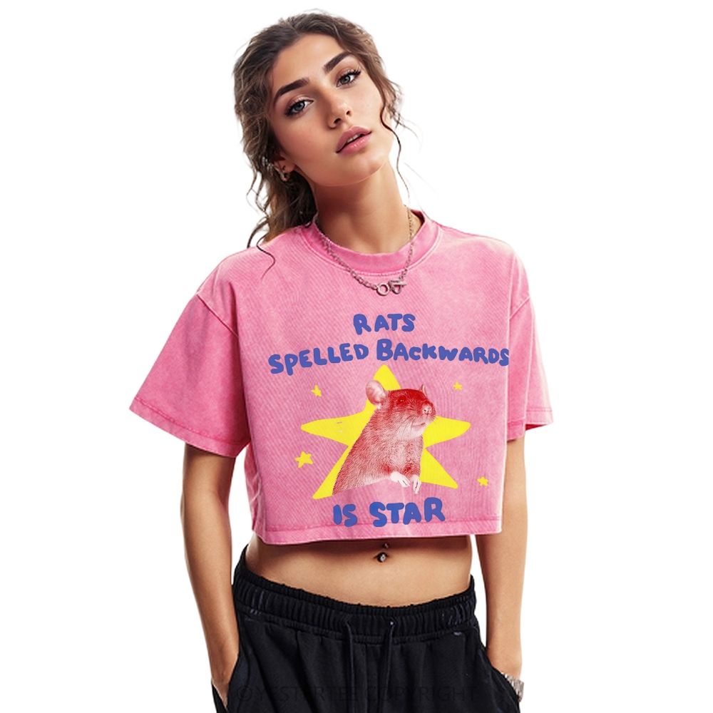 Washed Cropped T-Shirt 2607004693