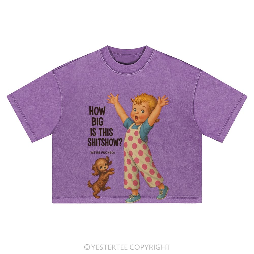 Washed Cropped T-Shirt 2607004698