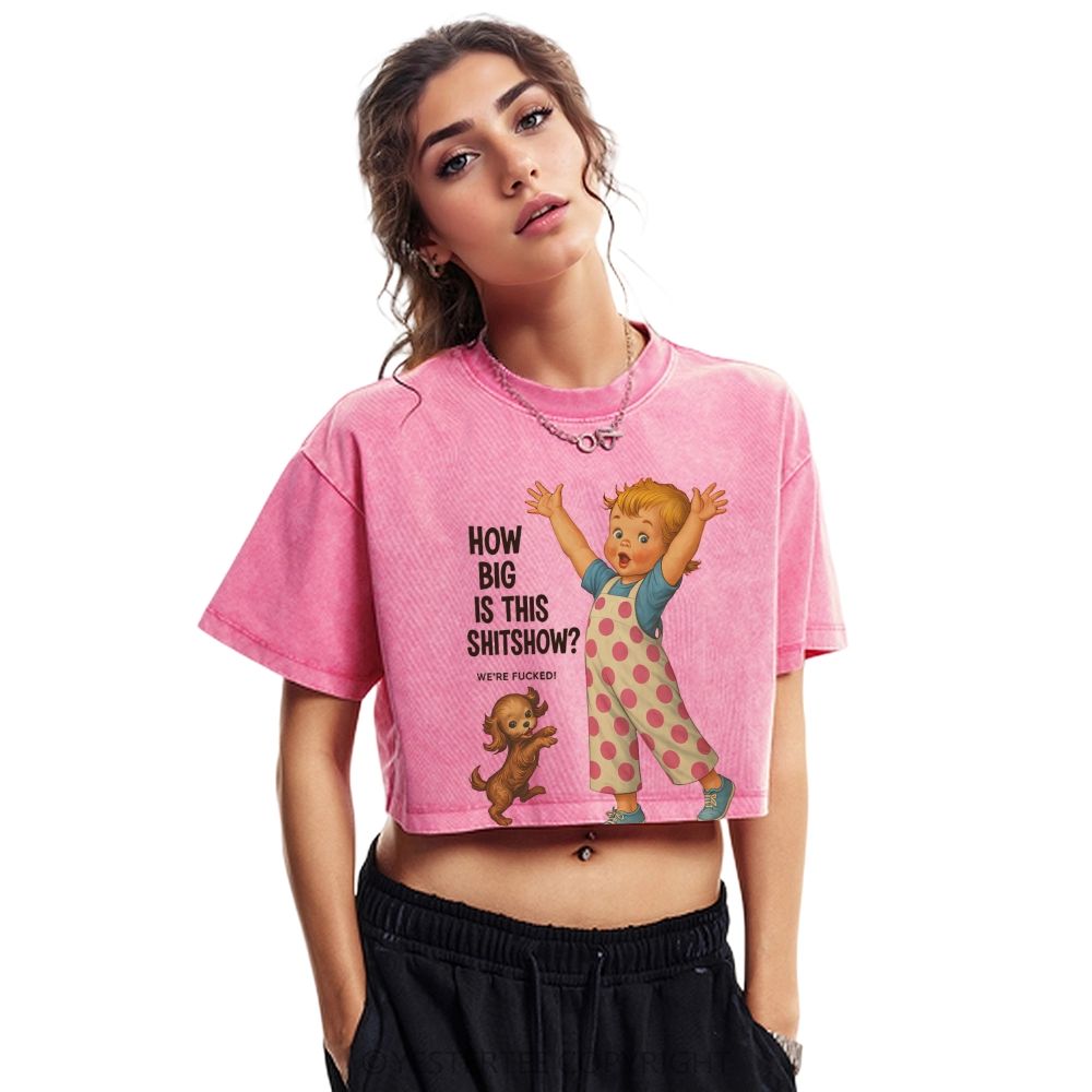 Washed Cropped T-Shirt 2607004698