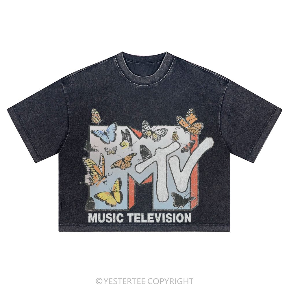 Washed Cropped T-Shirt 2607004806