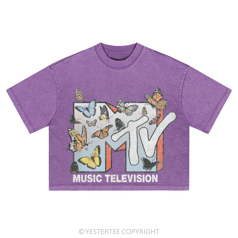 Washed Cropped T-Shirt 2607004806