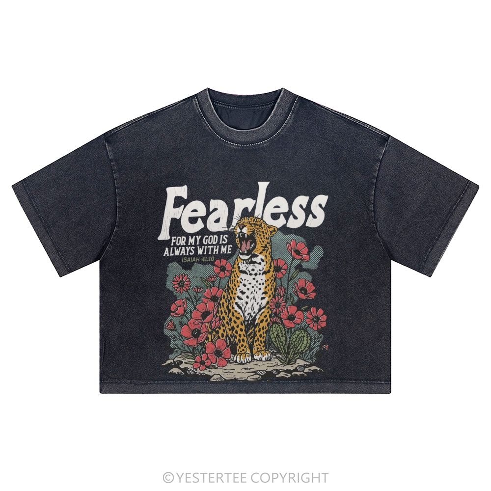 Washed Cropped T-Shirt 2607004817
