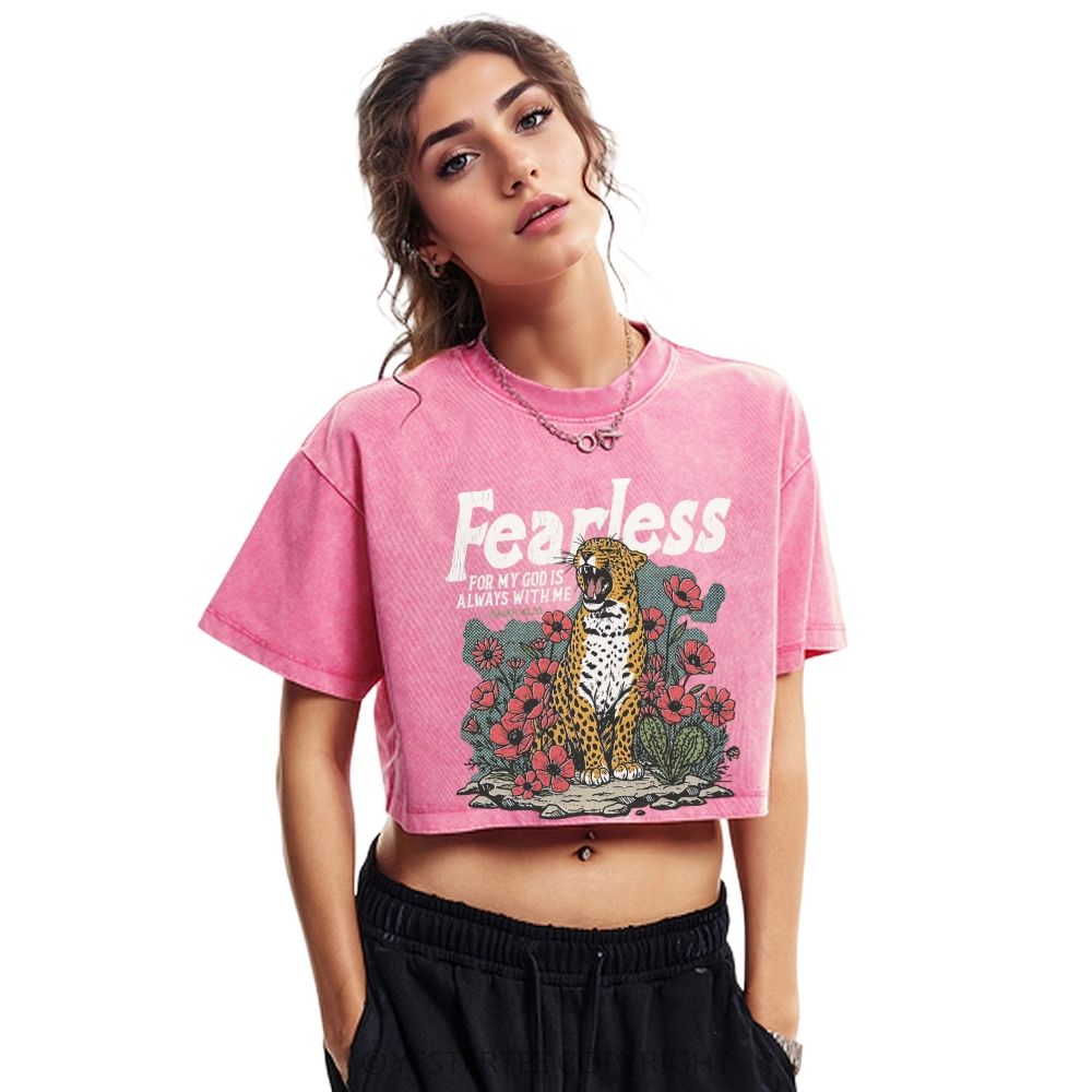 Washed Cropped T-Shirt 2607004817