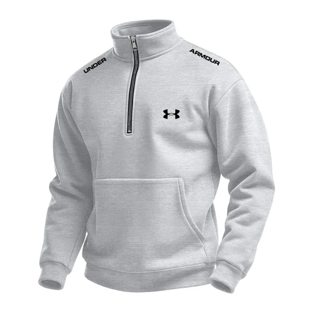 Men's Waffle Turtleneck Half Zip Hoodie