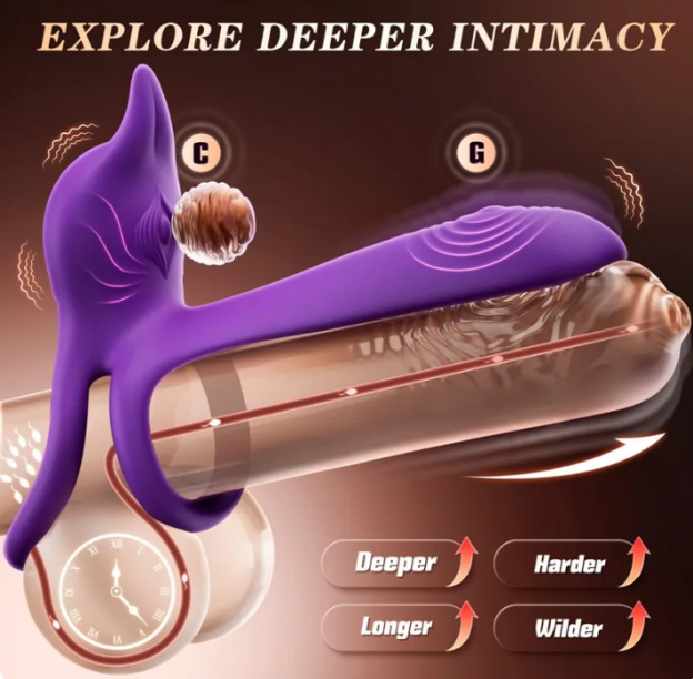 Enchanted GirlLuxe Smart VibratingRing-App-ControlledPleasure for couples