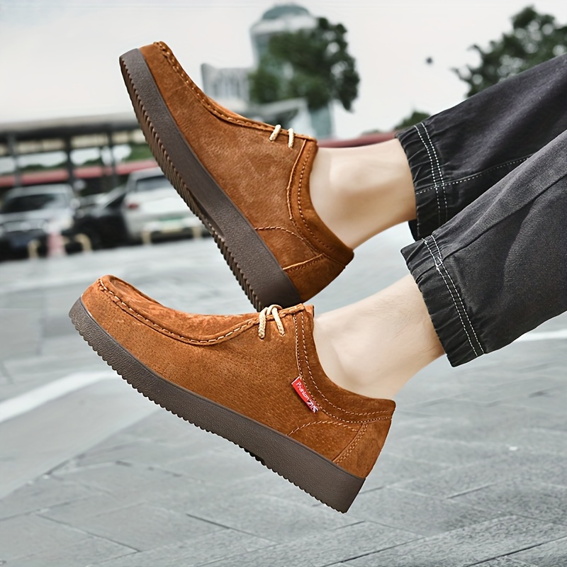 🔥[Handmade Casual Shoes] Comfortable Anti-slip Men's Handmade Casual Shoes - Solid Color Loafers