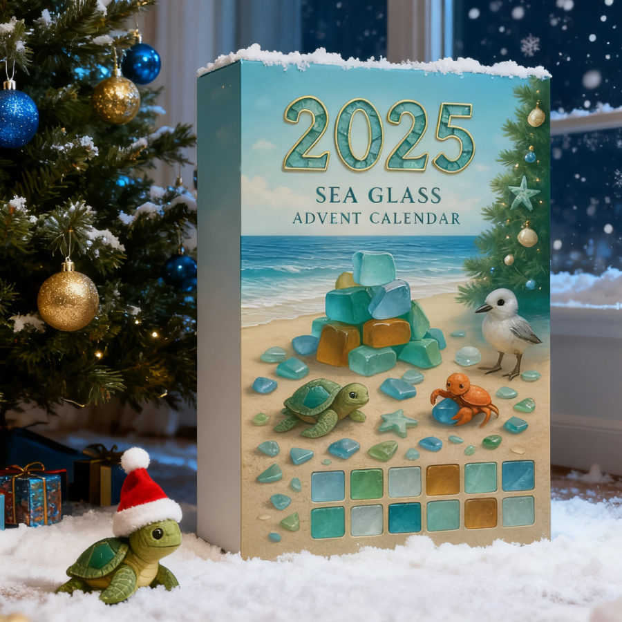 🔥🌊🎄Sea Glass Christmas Tree Advent Calendar🔥
