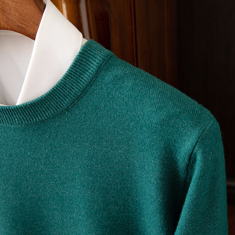 Men's Long Sleeve Cashmere Sweater