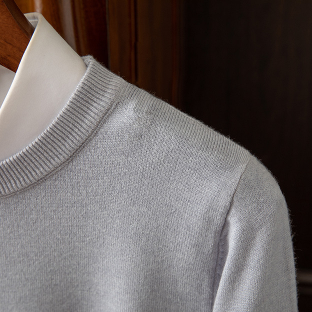 Men's Long Sleeve Cashmere Sweater