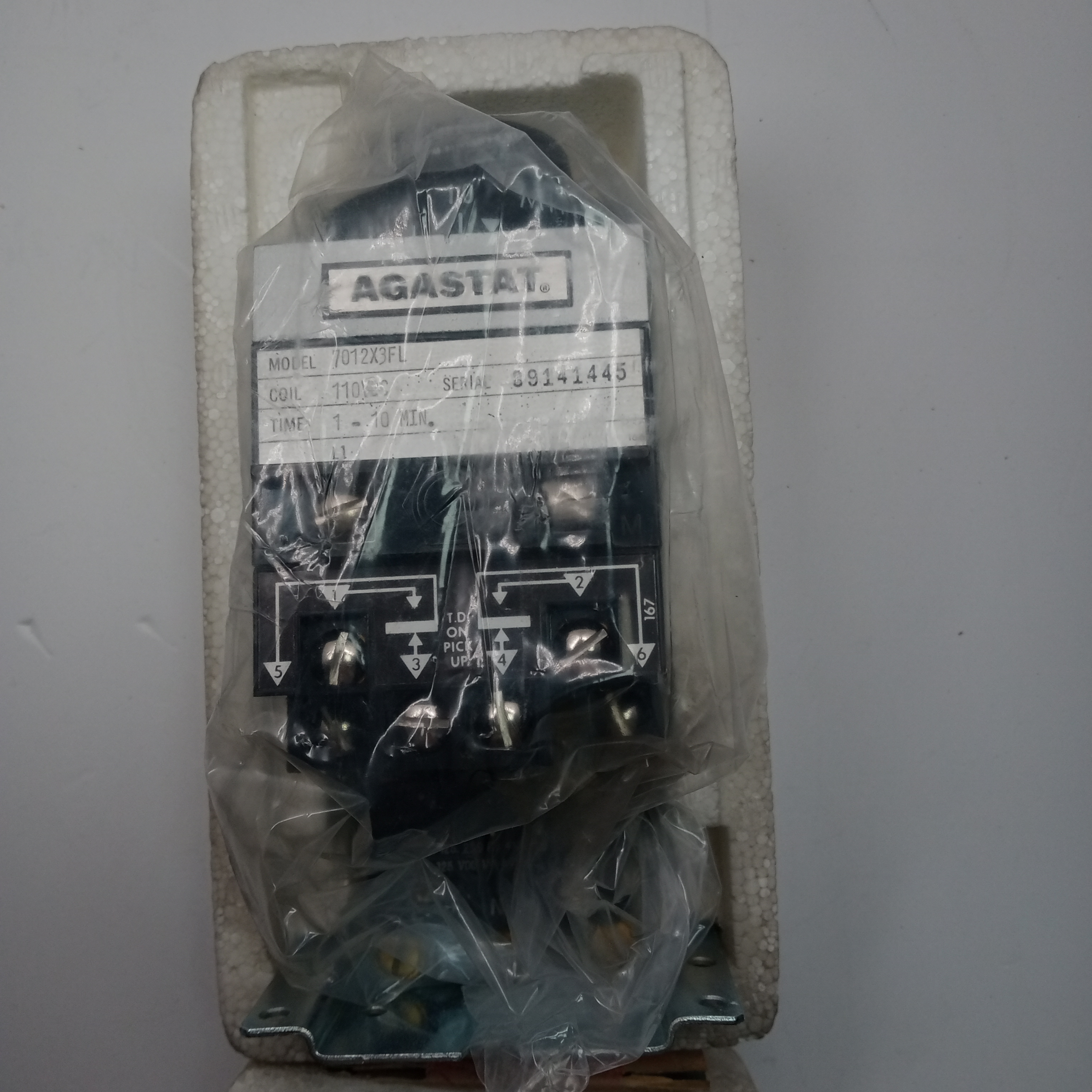AGASTAT Time Relay 7012X3FL