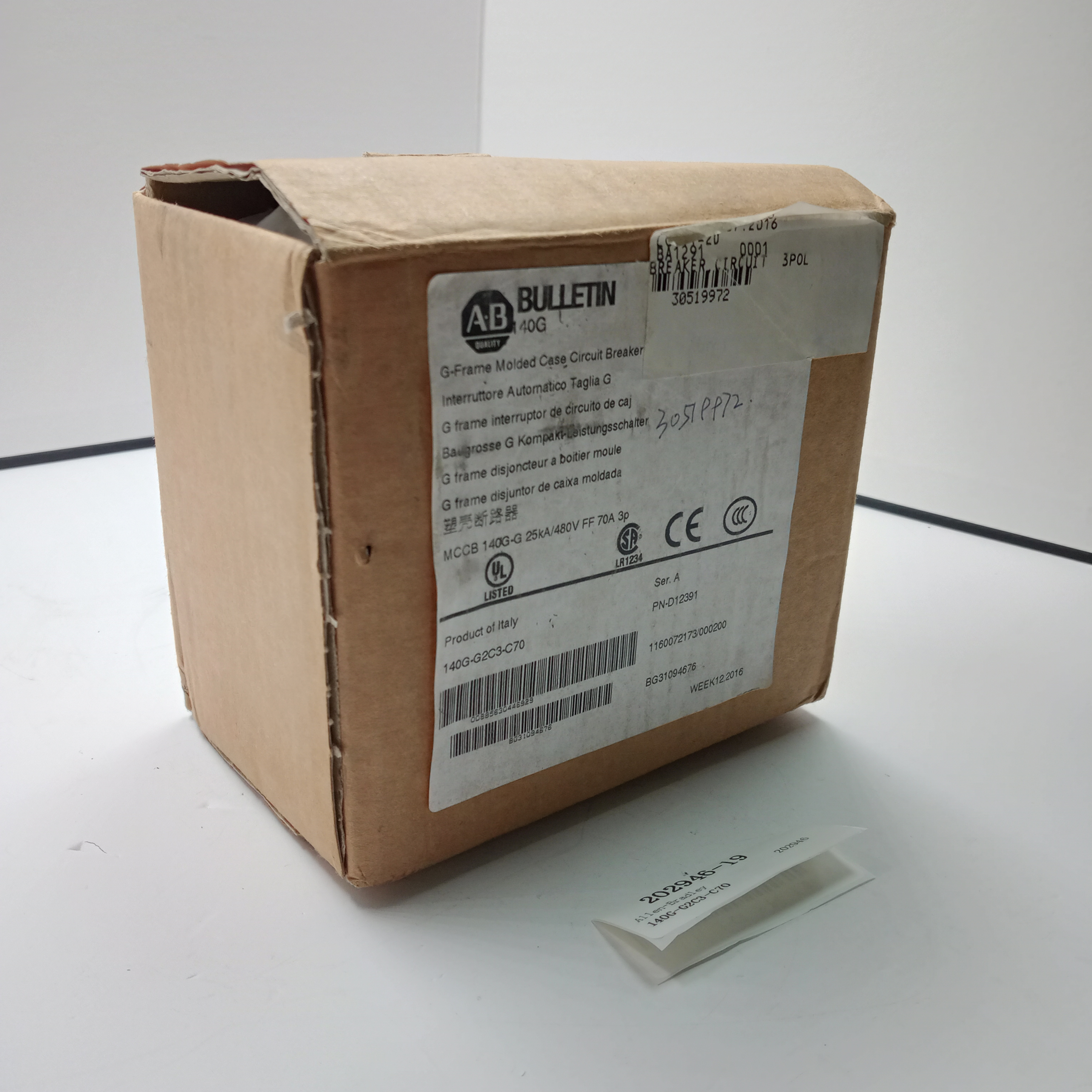 Allen Bradley  Circuit Breaker 140G-G2C3-C70