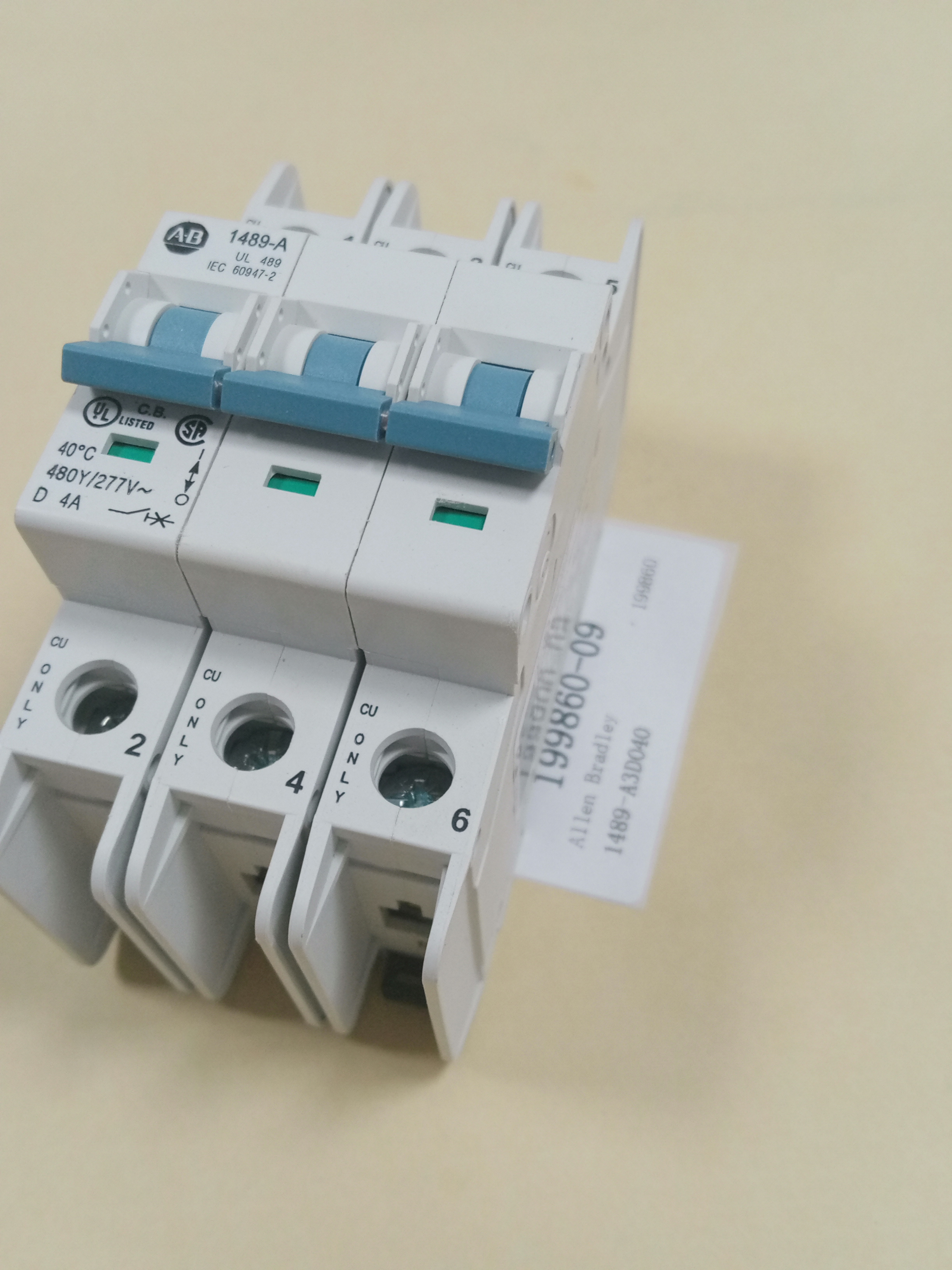 Allen Bradley A-B 1489-A3D040 Circuit Breaker New in Box