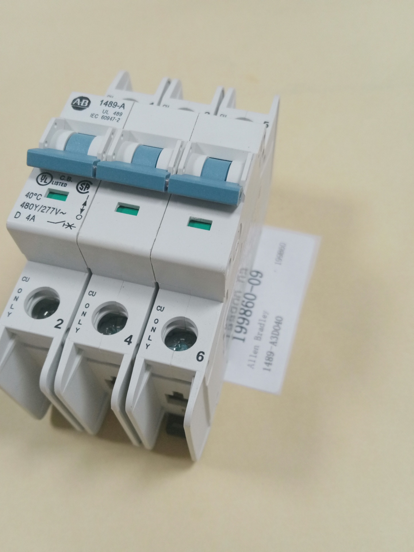 Allen Bradley A-B 1489-A3D040 Circuit Breaker New in Box