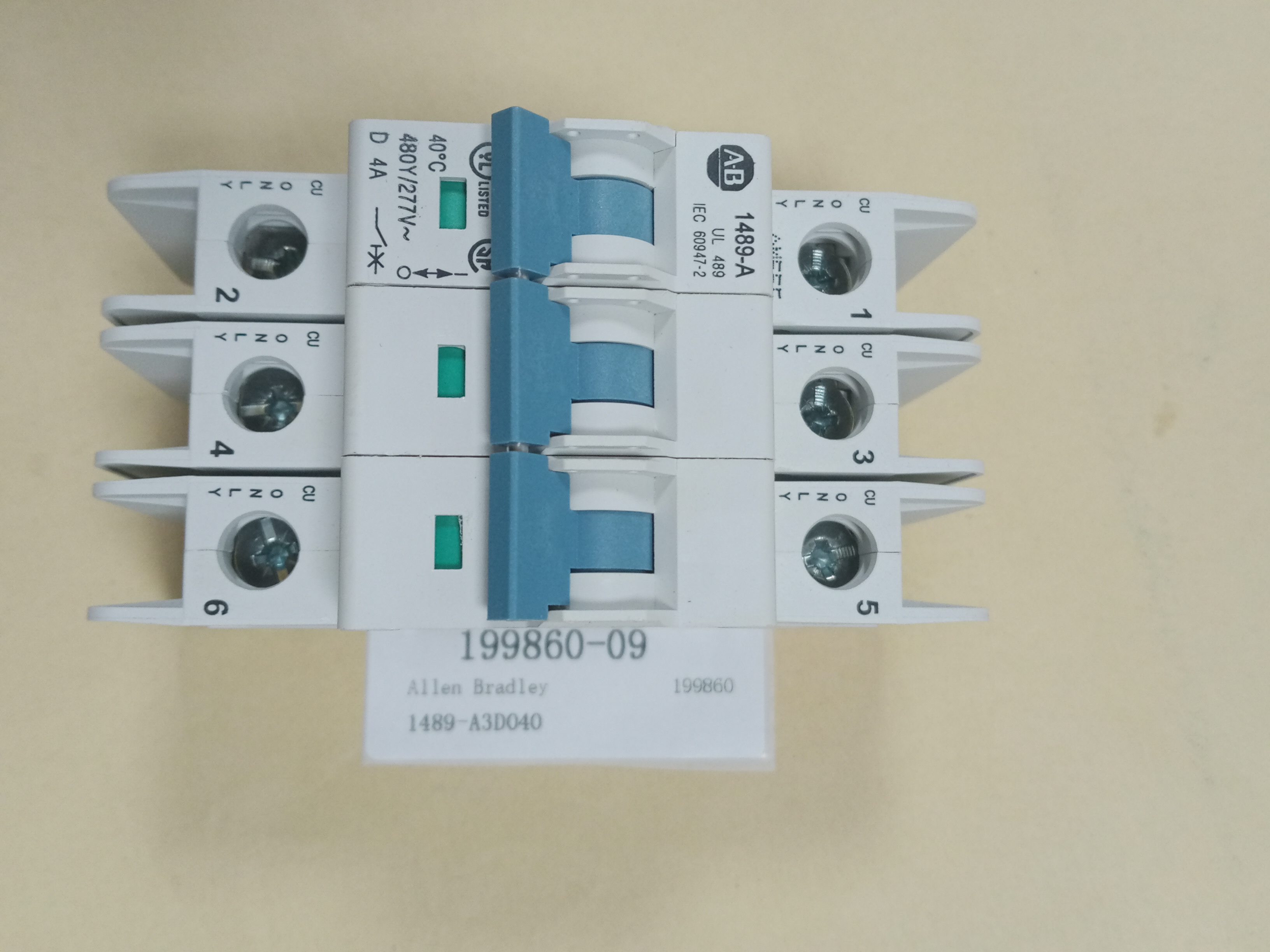 Allen Bradley A-B 1489-A3D040 Circuit Breaker New in Box