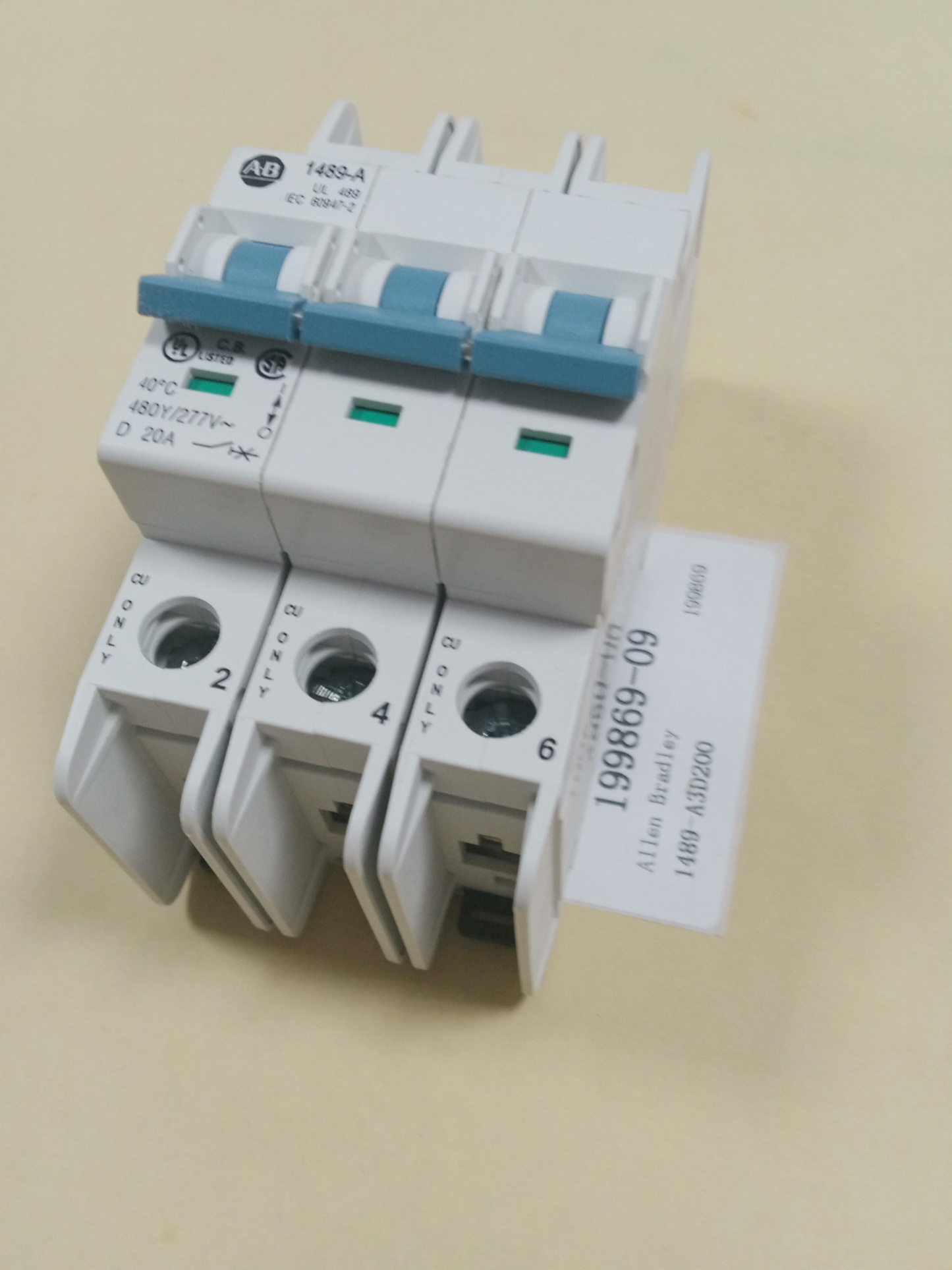 Allen Bradley A-B 1489-A3D200 Circuit Breaker New in Box