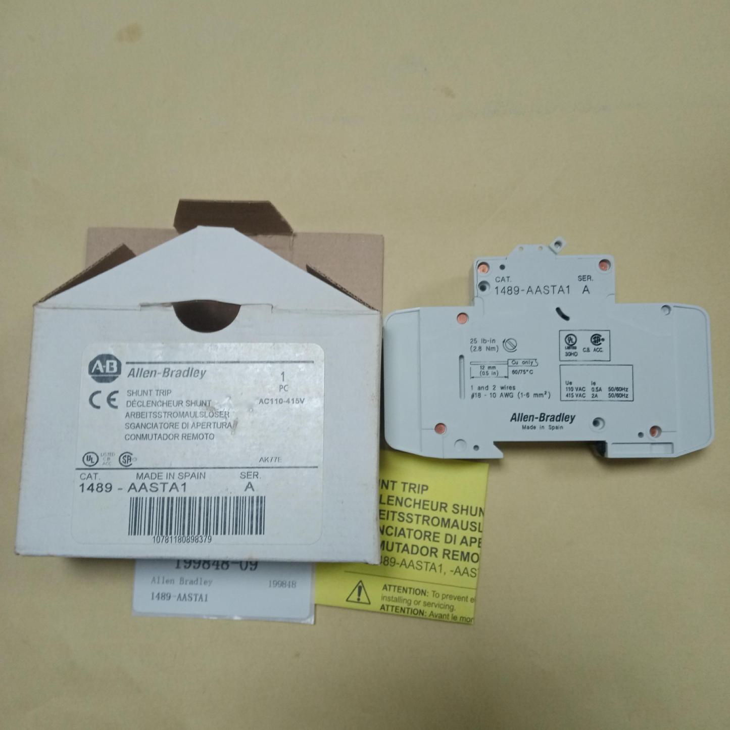 Allen Bradley A-B 1489-AASTA1 Circuit Breaker New in Box