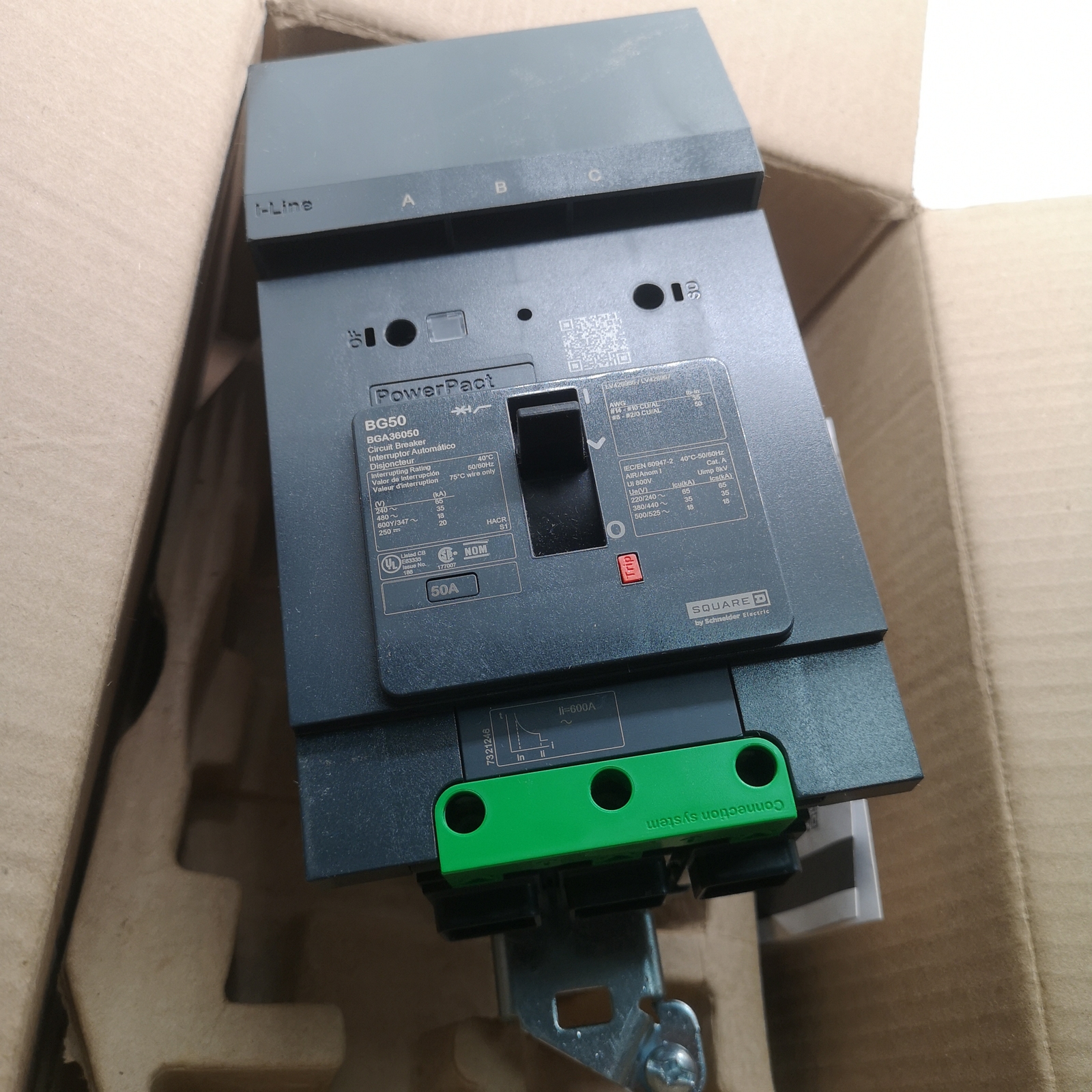 Square D BGA36050 Circuit Breaker