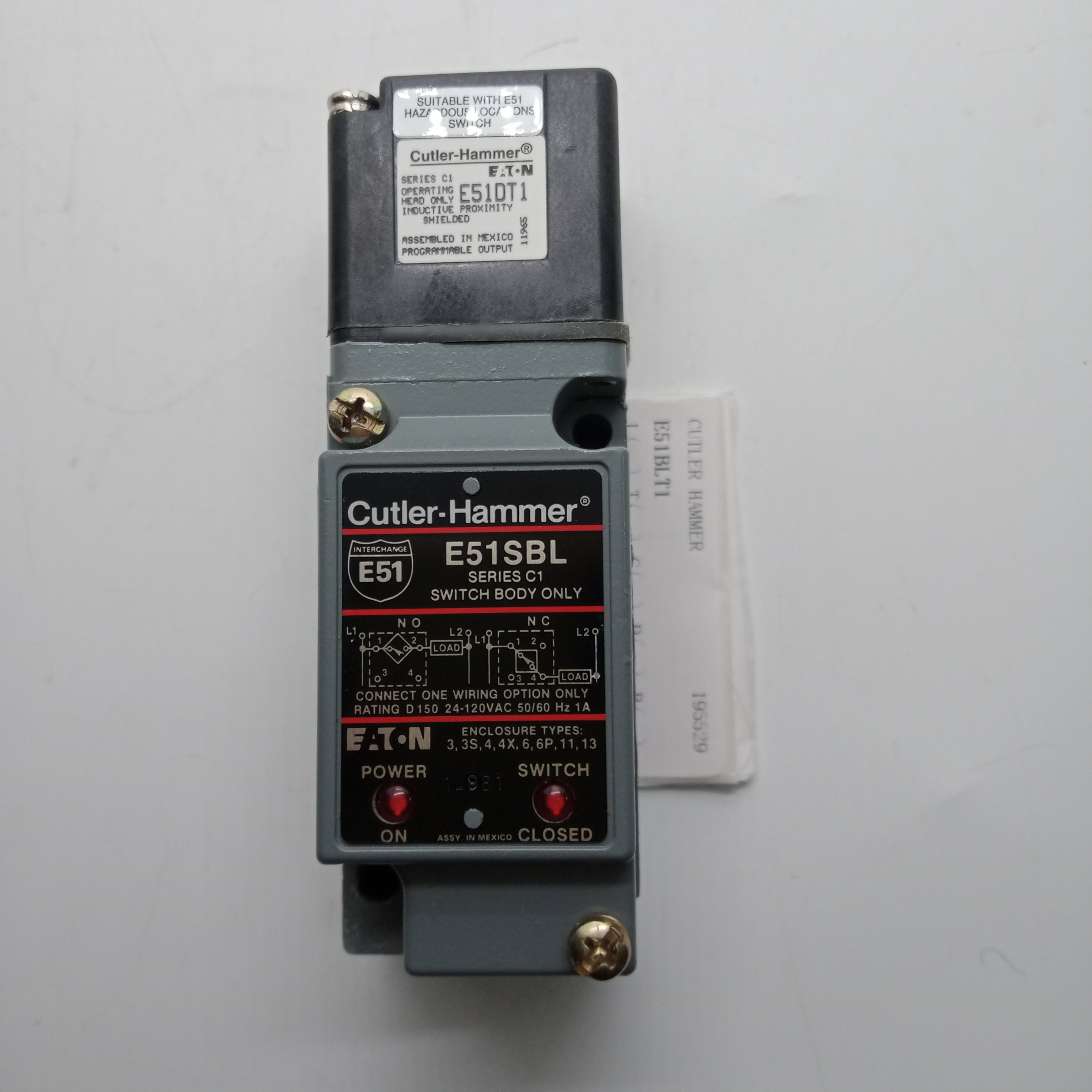 Cutler Hammer E51BLT1 Inductive Proximity Sensor